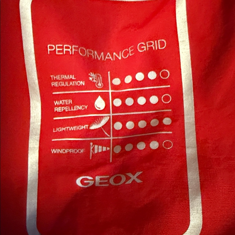GEOX Men's Red Zip-Front Jacket - Picture 10 of 15